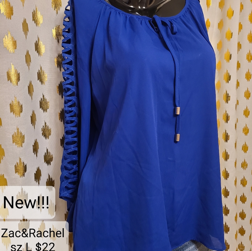 Zac&Rachel blue Blouse size L